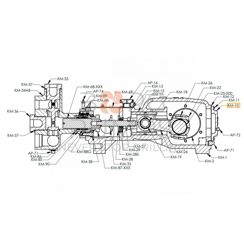 pic_pan_cover_km_10.jpg image Pan Cover for KERR (KM-10) BORG Pumps GMBH