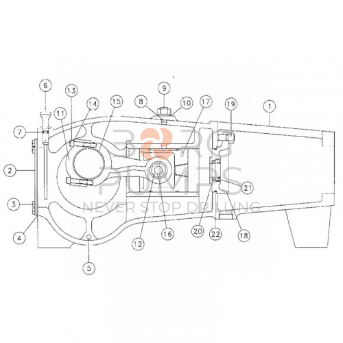pic_224408-075-Power-frame-for-Vermeer-Navigator-D40x40.jpg image 224408-075 Power frame for Vermeer Navigator D40x40 BORG Pumps GMBH
