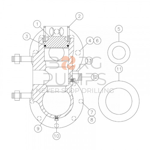 pic_277780070-Stud---power-frame-to-liquid-end-for-Vermeer-Navigator-D80x100-S2-Aplex-200-GPM.jpg image 277780070 Stud - power frame to liquid end for Vermeer Navigator D80x100 S2 Aplex 200 GPM BORG Pumps GMBH
