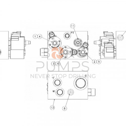 pic_296271089-Seal-kit-for-Vermeer-Navigator-D9x13-S2.jpg image 296271089 Seal kit for Vermeer Navigator D9x13 S2 BORG Pumps GMBH