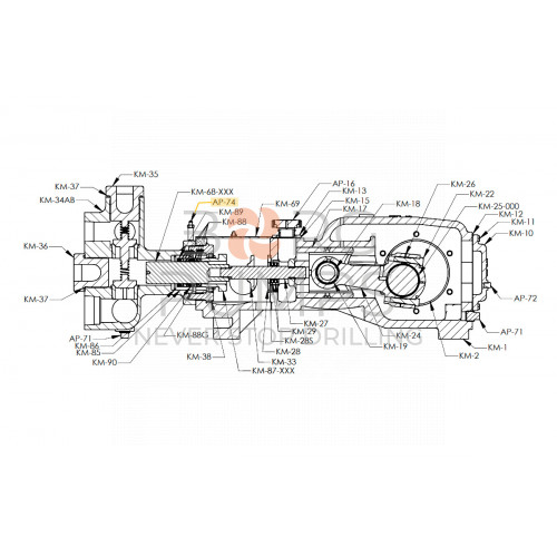pic_bolted_type_stuffing_box_wrench_km_75.jpg image Grease Zert With Cap for KERR (AP-74) BORG Pumps GMBH