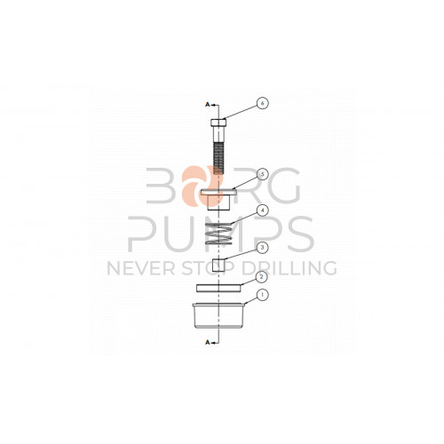 pic_valve_seat_albz_disc_type_km_54.jpg image Delrin Disc for KERR (KM-53) BORG Pumps GMBH