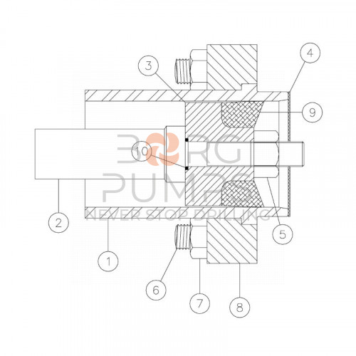 pic_277780085-Nut---sl-piston-rod-for-Vermeer-Navigator-D80x100-S2-Aplex-200-GPM.jpg image 277780085 Nut - sl piston rod for Vermeer Navigator D80x100 S2 Aplex 200 GPM BORG Pumps GMBH
