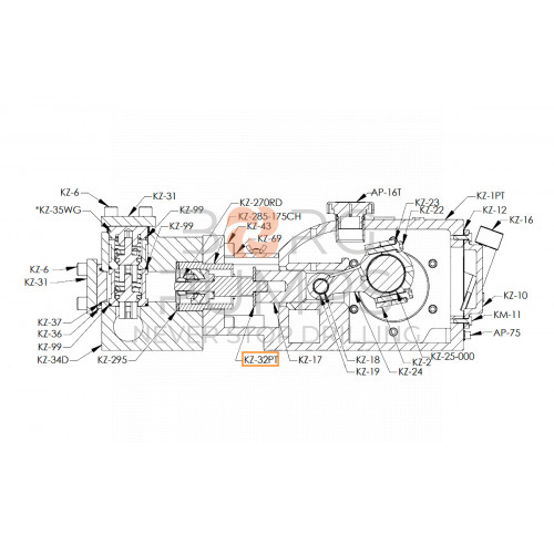 pic_pony_rod_washer_kz_32pt.jpg image Pony Rod Washer for KERR (KZ-32PT)BORG Pumps GMBH
