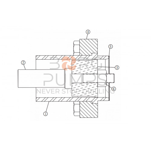 quot foto Piston Cup Assembly, 4-1/4&