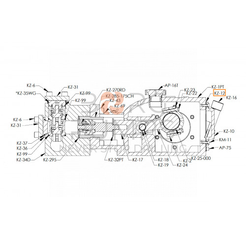 img_pan_cover_gasket_kz_12.jpg foto Pan Cover Gasket for KERR (KZ-12)BORG Pumps GMBH
