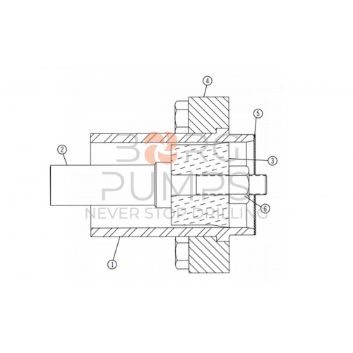 quot foto Piston Cup Assembly, 4-1/2&