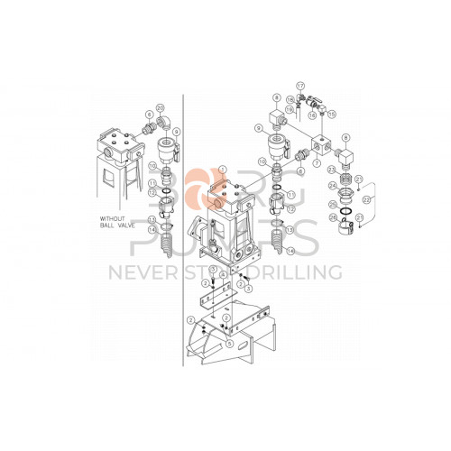 pic_#25_Gasket-2"_225982003_BORG_Pumps_GMBH.jpg image scheme 225982003 Gasket-2" for Vermeer Navigator D18x22 BORG Pumps GMBH