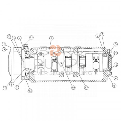 pic_Shaft-planetary_output_277781017_BORG_Pumps_GMBH.jpg image scheme 277781017 Shaft-planetary output for Vermeer Navigator D80x100 BORG Pumps GMBH